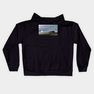 Castle on the beach Kids Hoodie